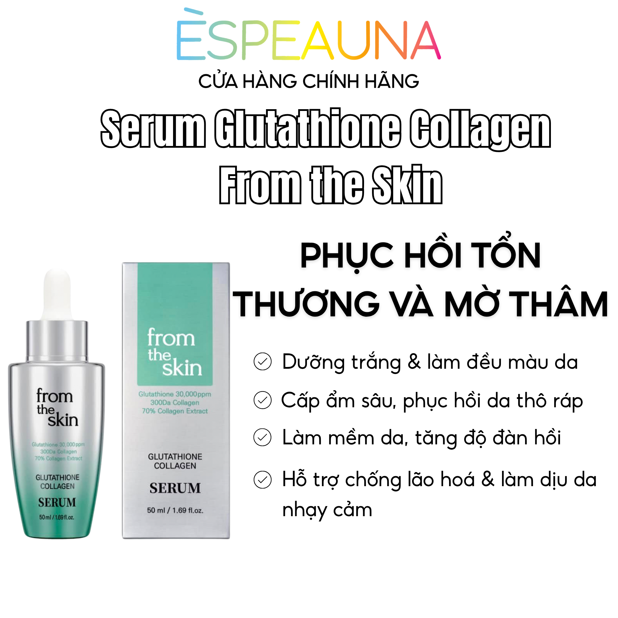Serum Glutathione Collagen From The Skin 50ml