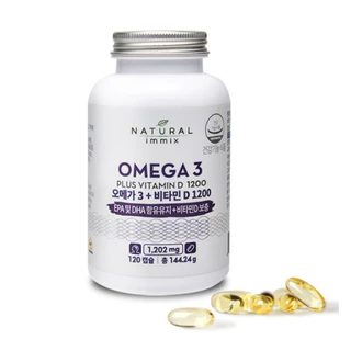 Omega 3 Plus + Vitamin D Natural 1202mg hộp 120 viên