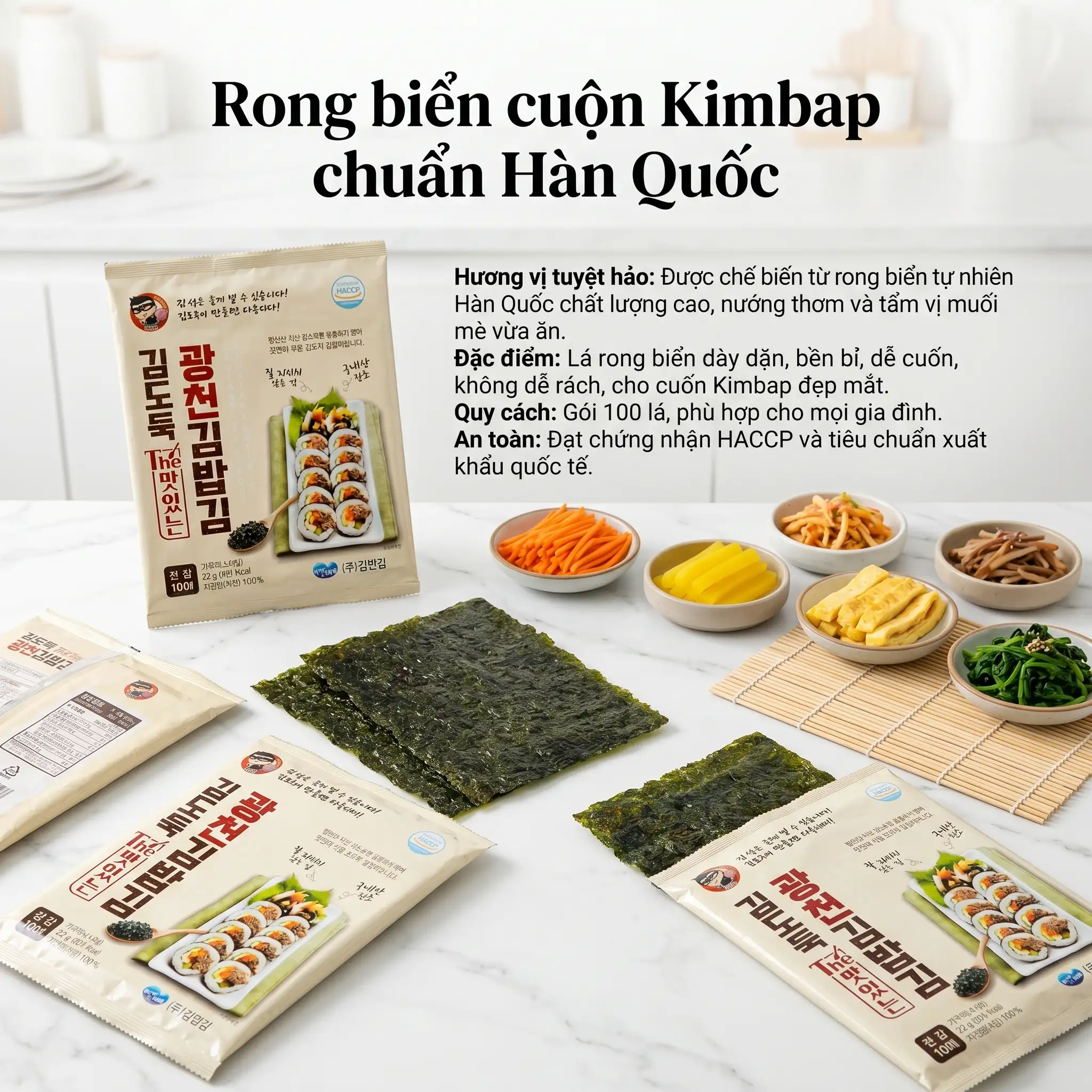 Rong Biển Cuộn Cơm Gwangcheon Kim Do-duk
